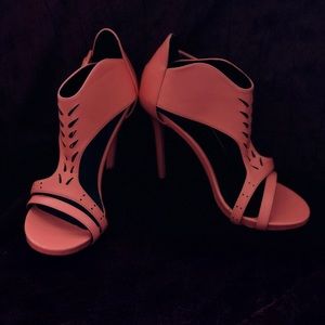 A pair of JustFab Heels